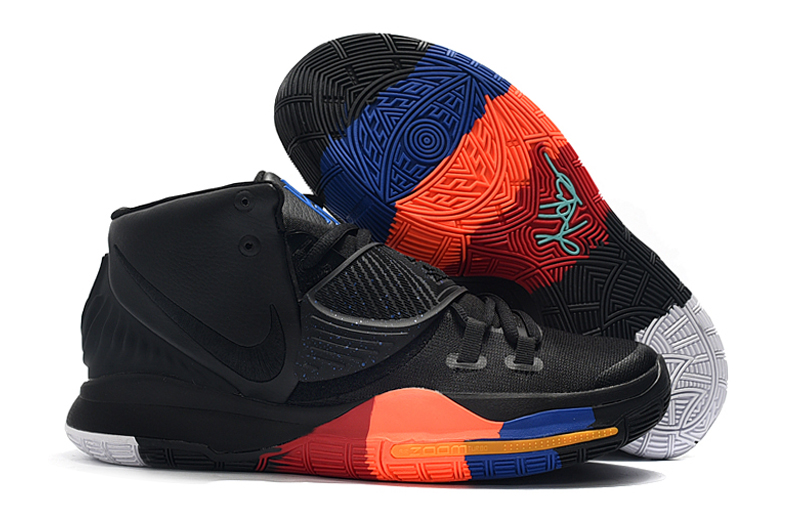 New Nike Kyrie 6 Black Orange Red Blue Shoes